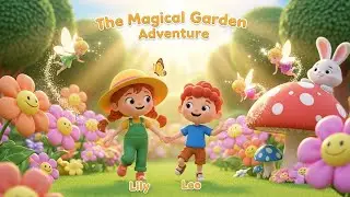 🎶 Magical Garden Kids Rhyme | Fairy Adventure with Lily & Leo | Kidystan