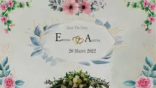 Download template Undangan Pernikahan / Wedding Invitation digital A01