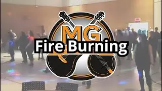 Fire burning Line dance