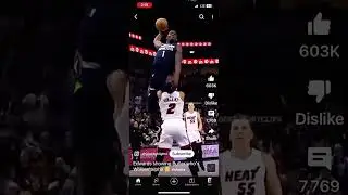 Ant #nba #miamibasketball #basketball #highlights #timberwolves #sports