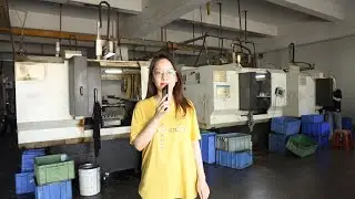 lampshade factory visiting(70 sets machines): Hoston CNC metal spinning machine model WLL-SRS450