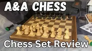 ОБЗОР Складных шахмат A&A CHESS Premium из натурального ореха