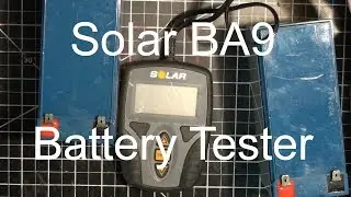 Solar BA9 12v car battery tester review