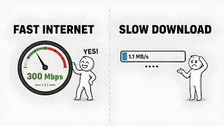Why Internet Speed Is Fast but Downloads Are Slow