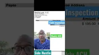 Field Inspection Pay/ Side Hustle