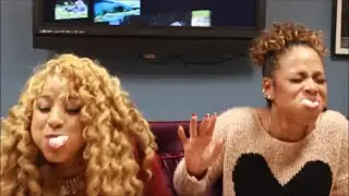Christina Milian and Jadah Doll CHUBBY BUNNY CHALLENGE!