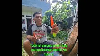 Tutorial latihan teknik no spin yang aman bagi pemula (@lempikamakassar) #nospin #lemparpisau