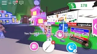 Opening gifts in adopt me