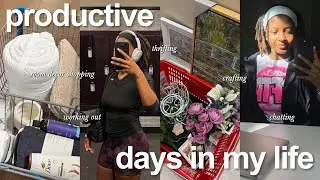 productive days in my life | room decor shopping, thrifting, working out, crafting, chatting & more