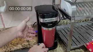 Cadence To Go O'Clock Cafeteira Elétrica Copo Térmico Unboxing, Teste Filtro Papel Café Gourmet