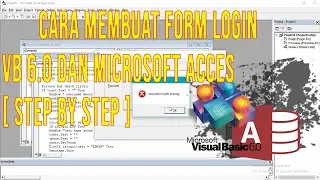 [FULL VIDEO] Cara buat form login pada visual basic 6.0