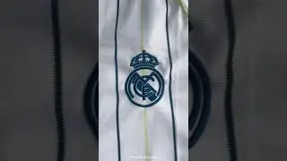 ⚪⚫ Retro Royalty | Real Madrid Vintage Baseball Jacket 👑✨