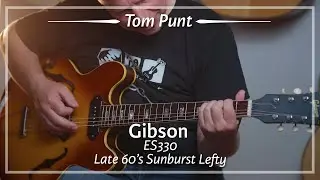 Gibson ES330 Cherry Sunburst Lefty 1966 played by Tom Punt | Demo