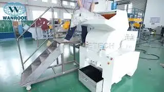 PNSC-30 10-50mm Plastic Crusher Machine Plastic Pipe Shredder HDPE Pipe Crusher Machine