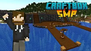 Превращение береговой линии в причал для кораблей в Minecraft Survival | Craftbox SMP | Minecraft...