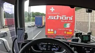 Truck Vlog - 700km Across Germany. Border Control, Stau, and Driving Overtime.