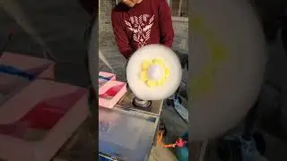 Making simple cotton candy #shorts #cottoncandy #cottoncandymaker #asmrcandy