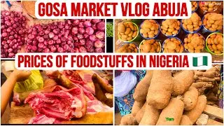 CURRENT COST OF FOODSTUFFS IN ABUJA NIGERIA / GOSA MARKET VLOG / CHEAPEST FOOD MARKET IN NIGERIA??