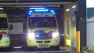 A1 25-115 Met luchthoorn onderweg naar een spoedmelding in Almere!