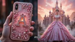 Pick Your Name&rsquo;s FIRST LETTER 😍 Unlock Your Dream PhoneCase & Gown ✨