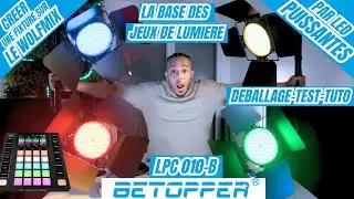 DEBALLAGE PAR LED BETOPPER LPC010-B ET TUTO WOLFMIX !!