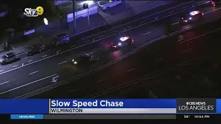 Slow-Speed Pursuit Ends in Arrest
