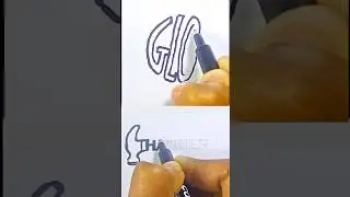 How To Draw G For Globe 🌍 And H For Hammer 🔨 #painting #art #watercolor