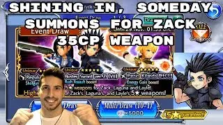 Shining in, Someday quest for Zack 35cp Weapon - [DFFOO] - Dissidia Final Fantasy: Opera Omnia