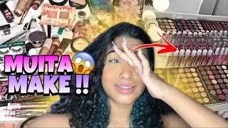 FAXINEI minha PENTEADEIRA + TOUR pelas MAKES🥰