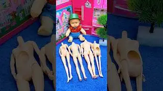 Satisfying With Unboxing & Review Doll Set Toys, ASMR Video #shorts