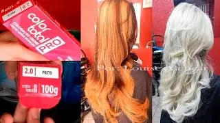 Matizando loiro com tinta preta - Truque de Salão