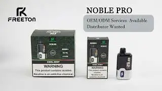 FREETON 'NOBLE PRO' DISPOSABLE VAPE UNBOXING!
