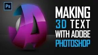 How to Make 3D Text Effect Photoshop 2021.