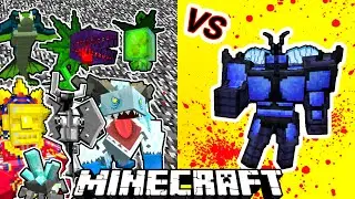 Warped Mosco Vs. Mowzie's Monsters in Minecraft