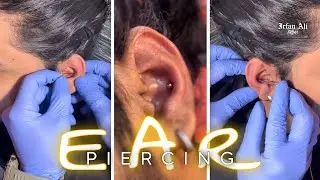 Ear &ldquo;conch&rdquo; Piercing @IrfanAliTattooz  Inner ear piercing #piercing #tranding #stylish #piercing2me