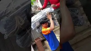 Black Plastic Sheet Loading Journey VG Tarp Strength Protection Durability   @VasilaTarpaulin #bts