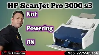 HP ScanJet Pro 3000 s3 Scaner Not Powering On / Most Common Problems in This Scaner 👍A to Z Problems