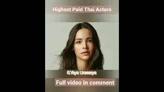 2022 Highest Paid Thai Actors #คนดังที่ได้รับค่าตอบแทนสูงสุด #yayaurassaya #อุรัสยาเสปอร์บันด์