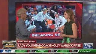 Lady Vols head coach Holly Warlick fired