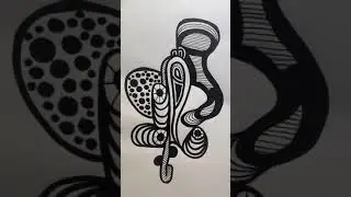 Abstract doodle for beginners #doodleforbeginners #shorts