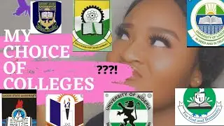 COLLEGE DECISION. What school will I end up attending. My CHOICE OF COLLEGES.