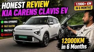 Kia Carens Clavis EV Honest Review: 12,000 KM in 6 Months | Range & Real-World Use #carens #evcar 