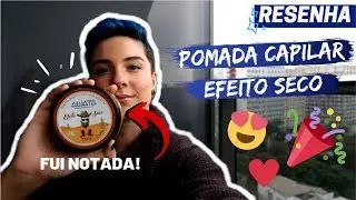 POMADA  EFEITO SECO PARA MODELAR CABELO CURTO (Pixie Cut) | Resenha
