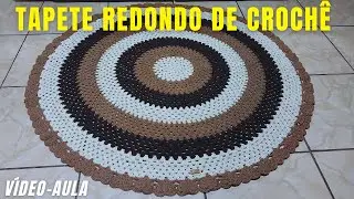 TAPETE REDONDO DE CROCHÊ