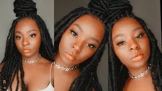 Oh She's Cute | Bobbi Boss Faux Loc Curly Lace Front Wig MLF519 ZALA | Caitlin