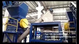 Whole Waste PP PE Film Recycling Line
