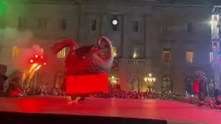 Ball del Drac de la Ciutat Vella al Toc d'Inici - Festes de la Merc&egrave; 2023