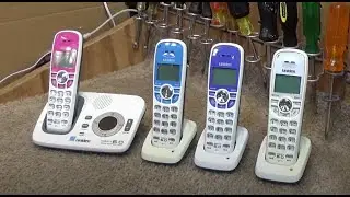 Uniden DECT1580-4C DECT 6 Cordless Phones with Digital Answering System | Unboxing