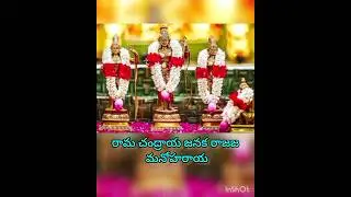 Ramachandraya janaka rajaja manoharaaya-sri rama mangala harathi