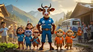 Cow & The Jungle Rescue Team &ndash; Heart Touching Emotional Story